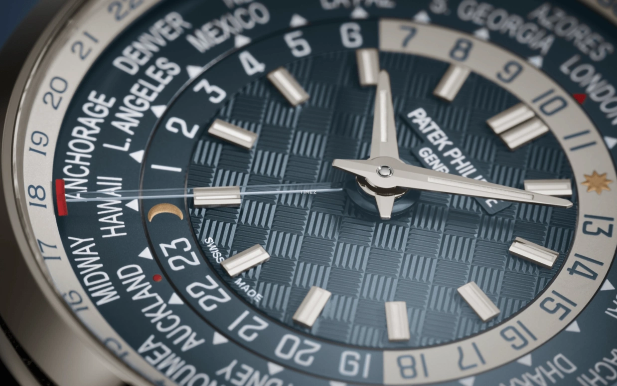 Patek Philippe,Complications 40mm,40mm,White Gold,Blue,Automatic,Day,World Time,Day / Night Indication,Mark Wahlberg,Marky Mark,5330G,5330G-001