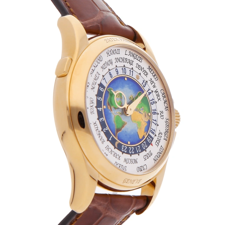 Patek Philippe,Complications 39.50mm,39.50mm,Yellow Gold,Blue,White,Automatic,World Time,Day / Night Indication,5131J,5131J-001