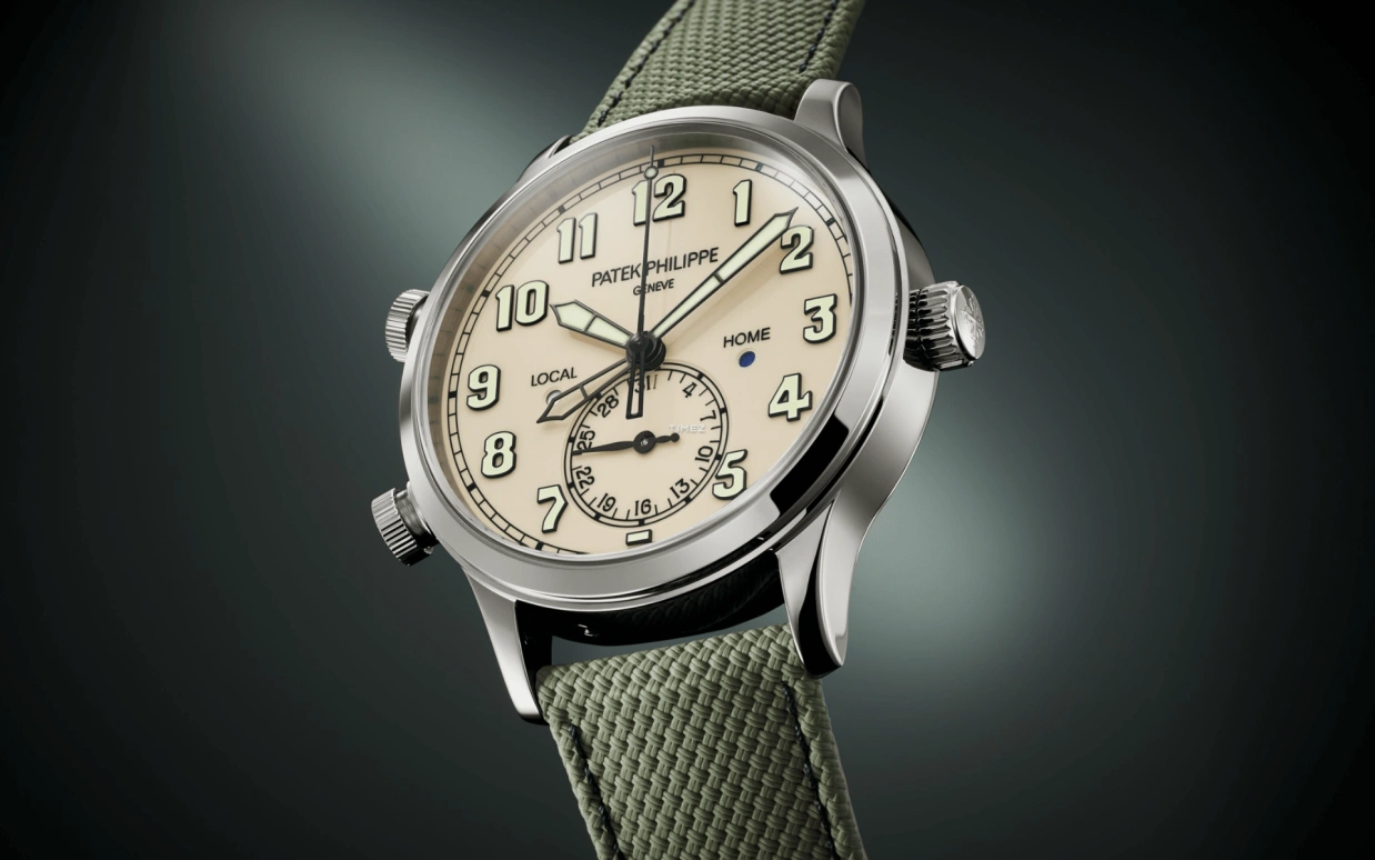 Patek Philippe,Calatrava 42mm,42mm,White Gold,White,Automatic,Day,Dule Time,Day / Night Indication,5524G,5524G-010