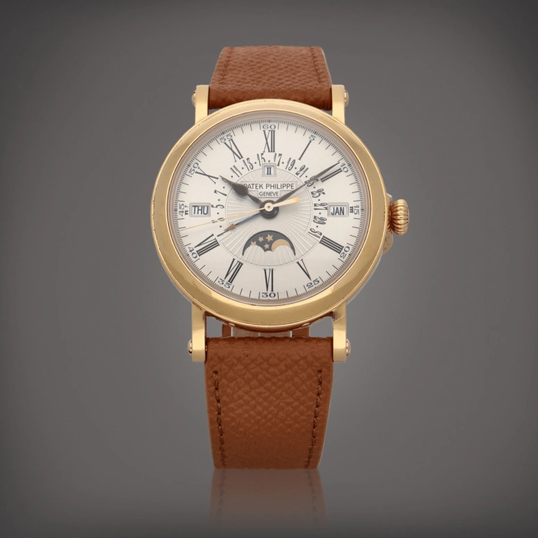 Patek Philippe,Grand Complications 38mm,38mm,Rose Gold,Silver,Automatic,Moonphase,Perpetual Calendar,Leap Year,Date,45hours,In-house Caliber,5159R,5159R-001