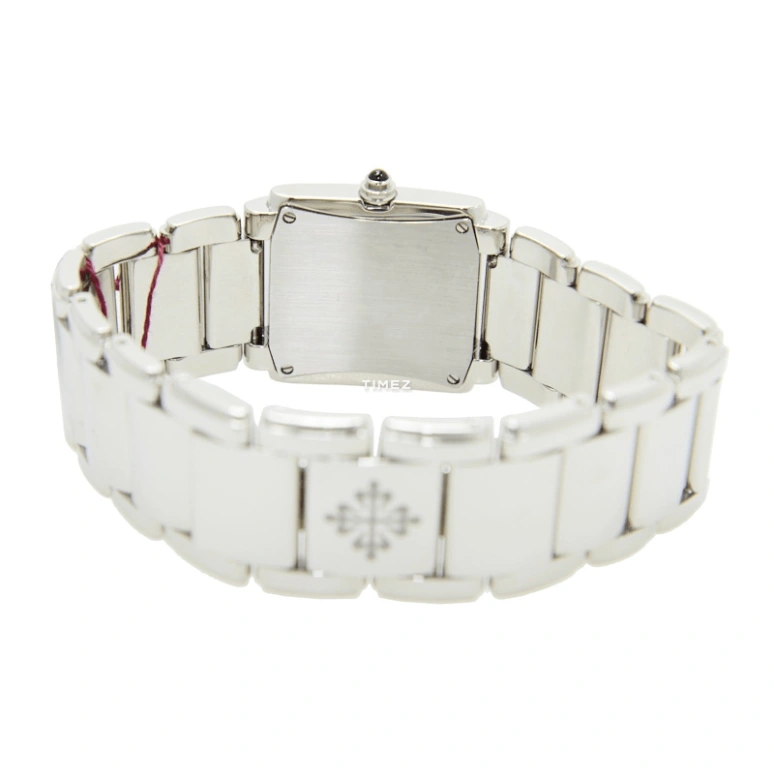 Patek Philippe,Twenty~4 25x30mm,25x30mm,Stainless Steel,Grey,Quartz,In-house Caliber,Sapphire,4910,4910/10A-010