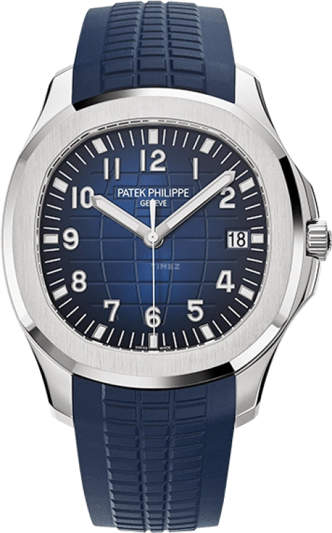 Patek Philippe,Aquanaut 42.20mm,42.20mm,White Gold,Blue,Automatic,45hours,In-house Caliber,Lisandro Martínez,Harry Kane,JJ Lin,5168G,5168G-001