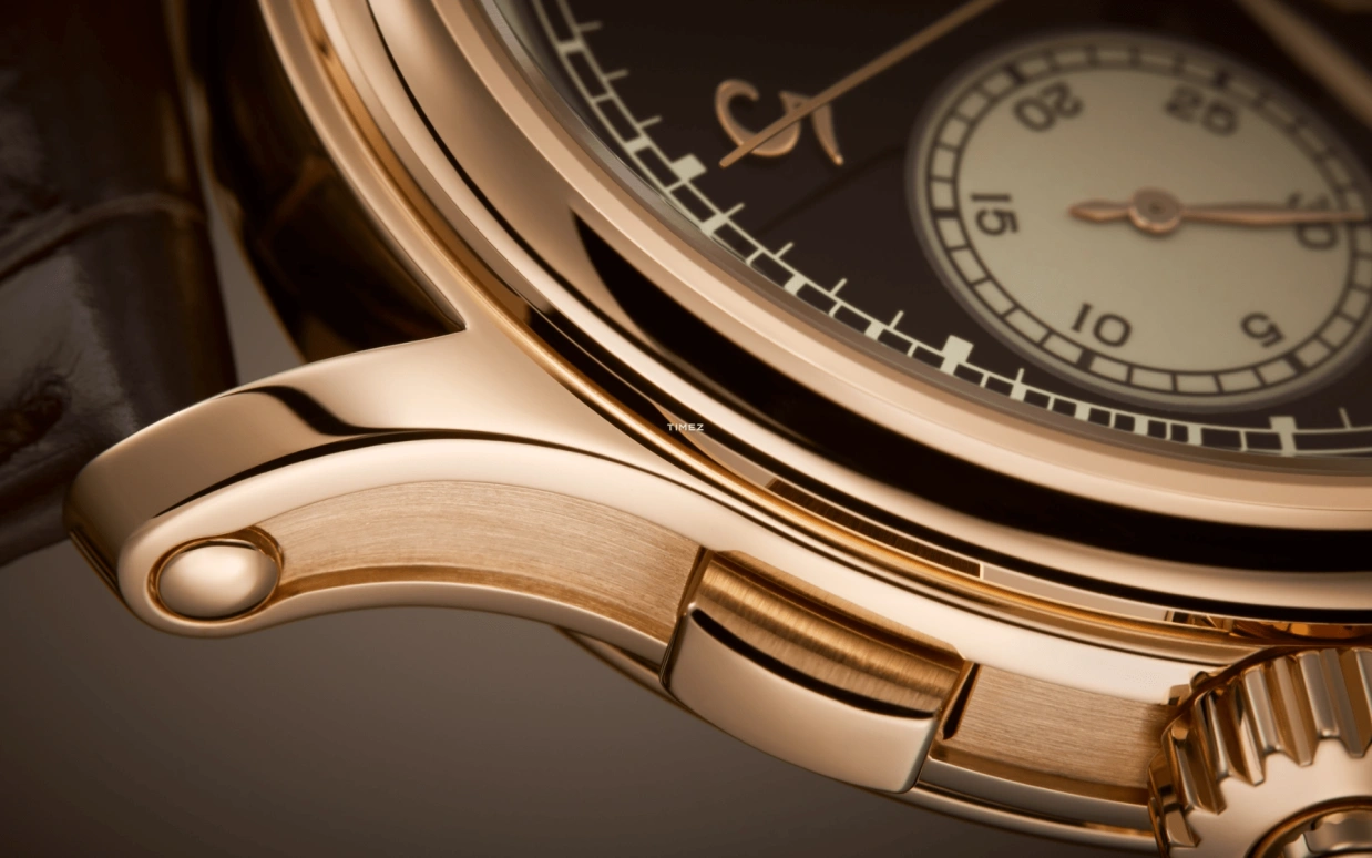 Patek Philippe,Complications 41mm,41mm,Rose Gold,Brown,Handwound,Chronograph,Rattrapante,5370R,5370R-001