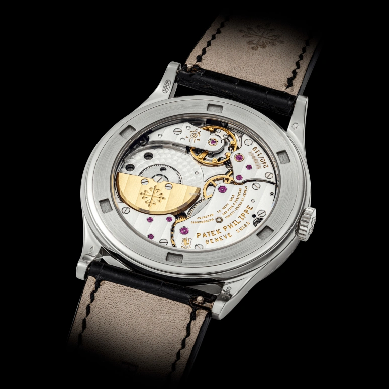 Patek Philippe,Calatrava 38.50mm,38.50mm,Platinum,Multi-Color,White,Automatic,48hours,In-house Caliber,5077P,5077P-047