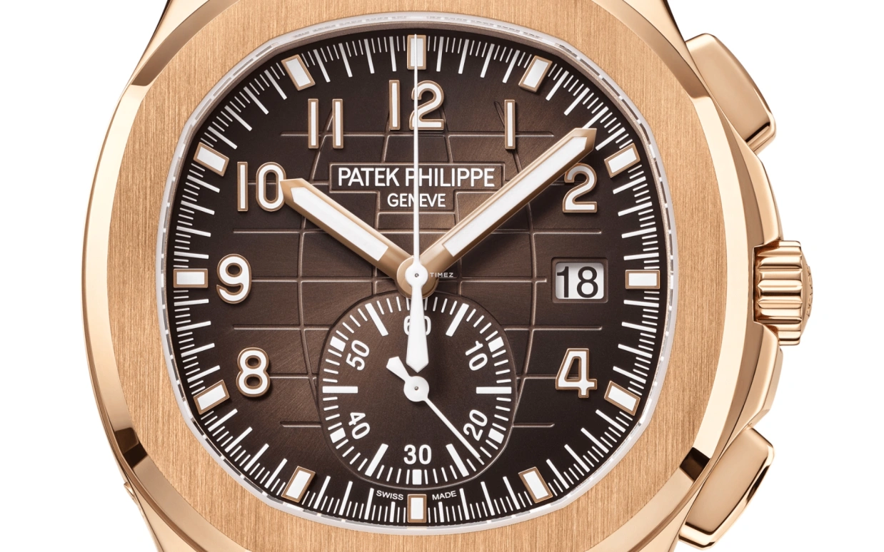 Patek Philippe,Aquanaut 42.20mm,42.20mm,Rose Gold,Brown,Automatic,Chronograph,Flyback,Jimmy Butler,Bukayo Saka,Kyle Kuzma,5968R,5968R-001