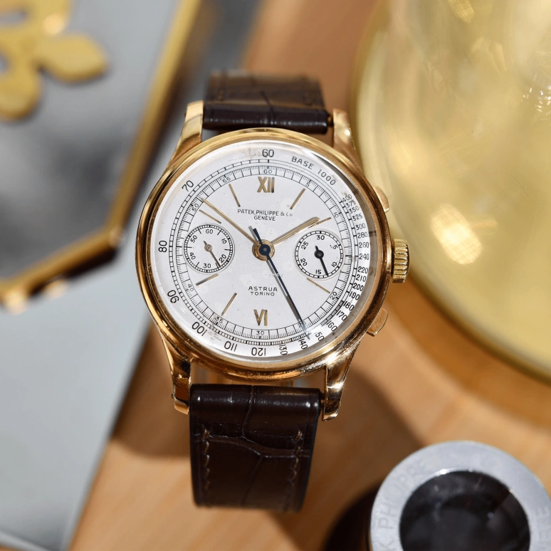 Patek Philippe,Other 36mm,36mm,Yellow Gold,White,Automatic,Chronograph,55hours,530J
