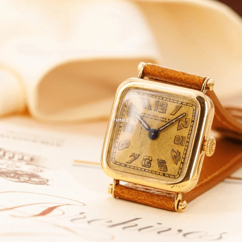 Patek Philippe,Other 25.50mm,25.50mm,Yellow Gold,Yellow,Handwound,Square,Gold,5,5/1920