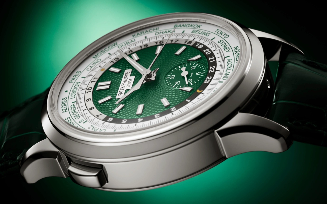 Patek Philippe,Complications 39.50mm,39.50mm,White Gold,Blue,Automatic,World Time,Day / Night Indication,Kyle Walker,5930P,5930P-001