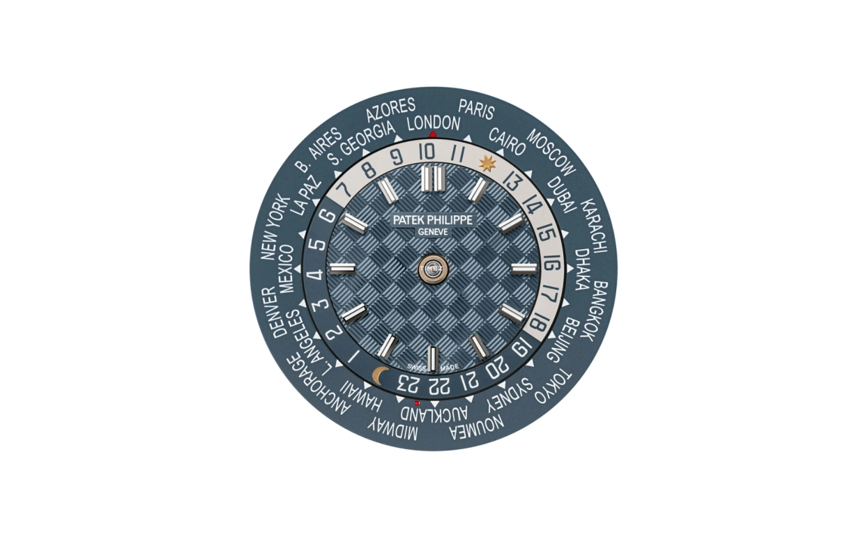Patek Philippe,Complications 40mm,40mm,White Gold,Blue,Automatic,Day,World Time,Day / Night Indication,Mark Wahlberg,Marky Mark,5330G,5330G-001
