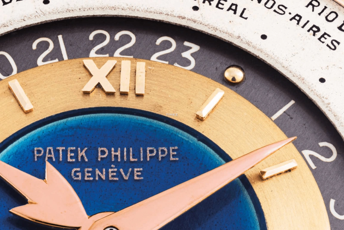 Patek Philippe,Complications 35.50mm,35.50mm,Rose Gold,Blue,White,Automatic,World Time,Day / Night Indication,2523 Gobbi Milan