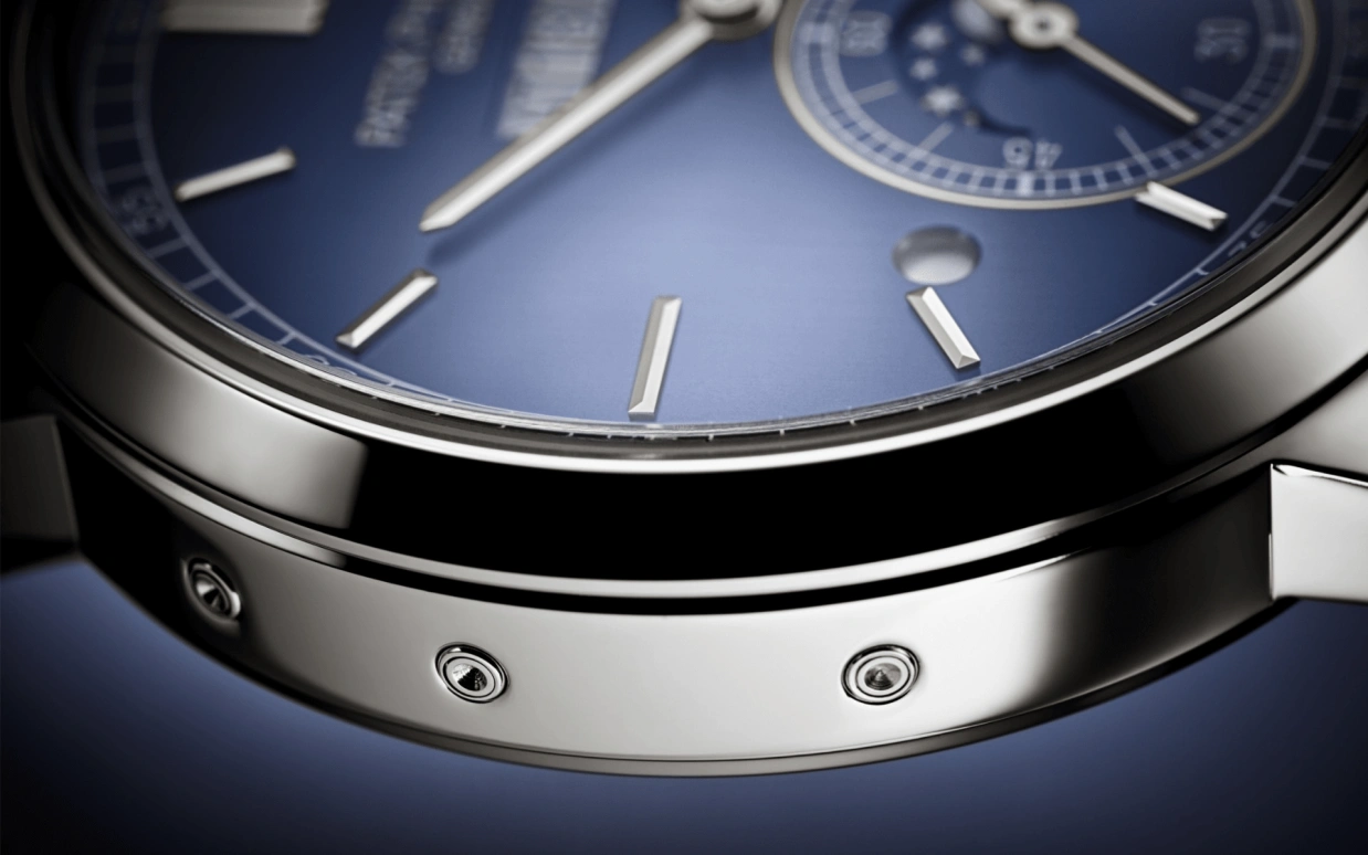 Patek Philippe,Grand Complications 41.30mm,41.30mm,Platinum,Blue,Handwound,Moonphase,Leap Year,Month,Date,38hours,In-house Caliber,5236P,5236P-001