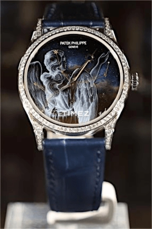 Patek Philippe,Calatrava ,White Gold,Black,Blue,Automatic,48hours,In-house Caliber,5077,5077/100G-067
