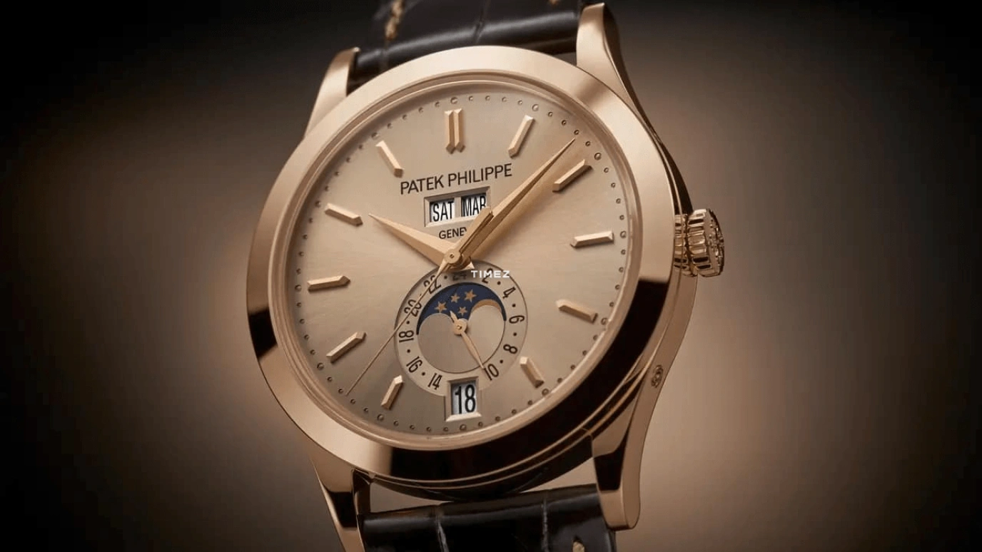 Patek Philippe,Complications 38.50mm,38.50mm,Rose Gold,Sand,Automatic,Moonphase,Annual Calendar,Month,Date,35～45hours,In-house Caliber,5396R,5396R-016