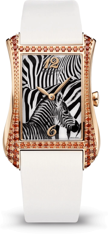 Patek Philippe,Gondolo 28.60x40.85mm,28.60x40.85mm,Rose Gold,Dual,Black,White,Quartz,In-house Caliber,Sapphire,Crystal Glass,4962,4962/200R-010