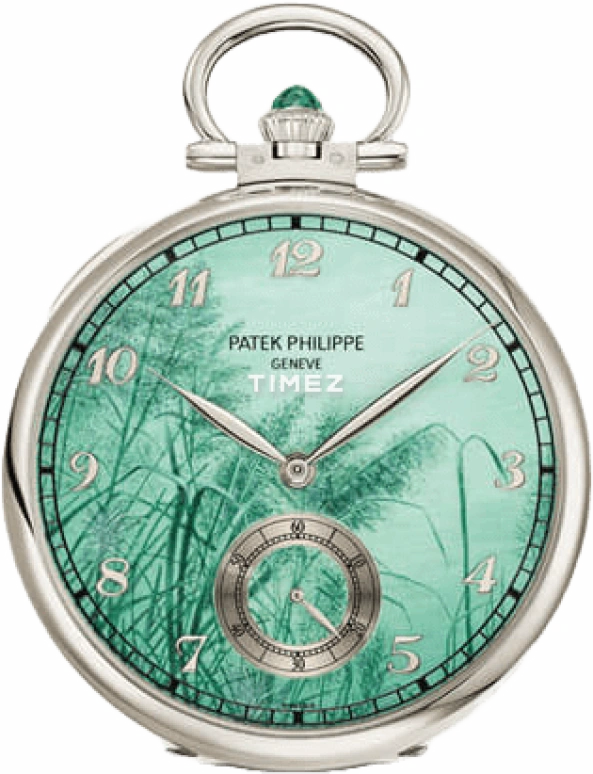 Patek Philippe,Pocket Watches ,White Gold,Green,Handwound,42hours,In-house Caliber,992,992/148G