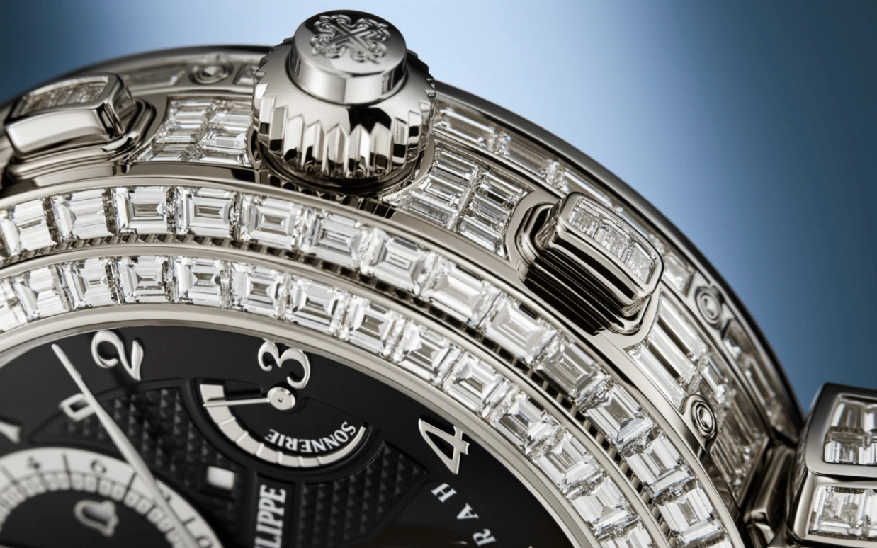 Patek Philippe,Grand Complications 49.40mm,49.40mm,White Gold,Black,Handwound,Moonphase,Perpetual Calendar,Leap Year,Month,72hours,In-house Caliber,6300,6300/400G-001