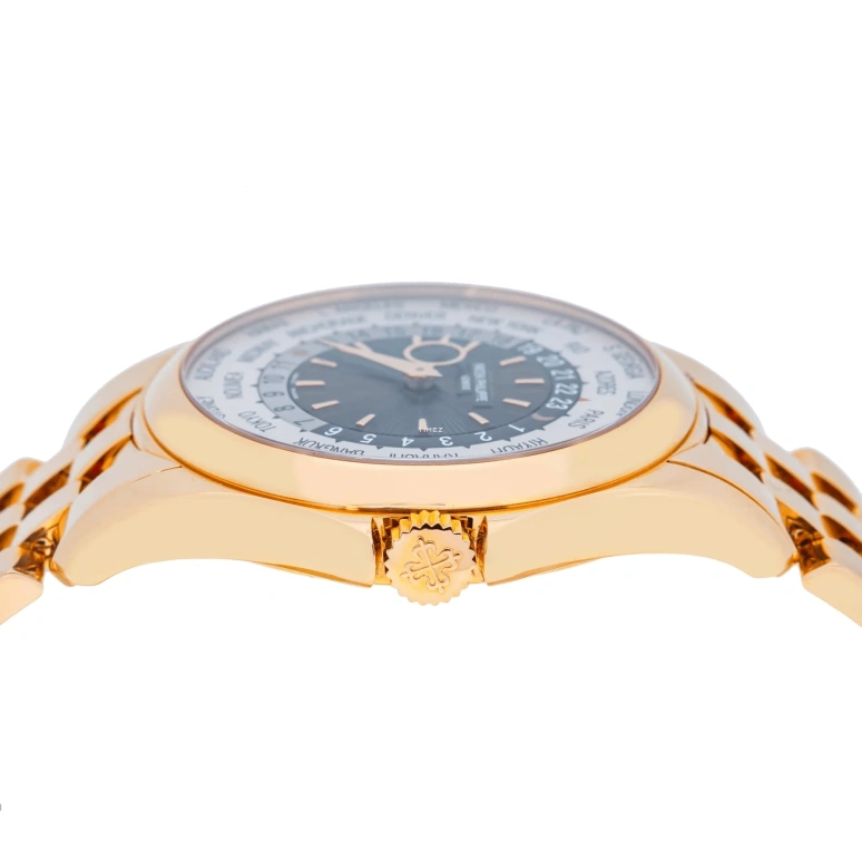 Patek Philippe,Complications 39.50mm,39.50mm,Rose Gold,Silver White,Automatic,World Time,48hours,5130,5130/1R-010