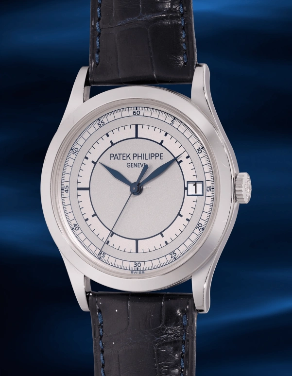 Patek Philippe,Calatrava 38mm,38mm,White Gold,Silver White,Automatic,Day,45hours,5296G,5296G-001