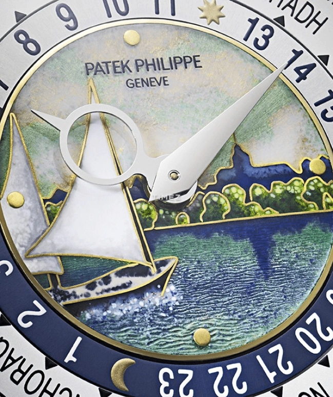 Patek Philippe,Limited Editions 39.50mm,39.50mm,White Gold,White,Automatic,World Time,Day / Night Indication,5131G,5131G-175G-001