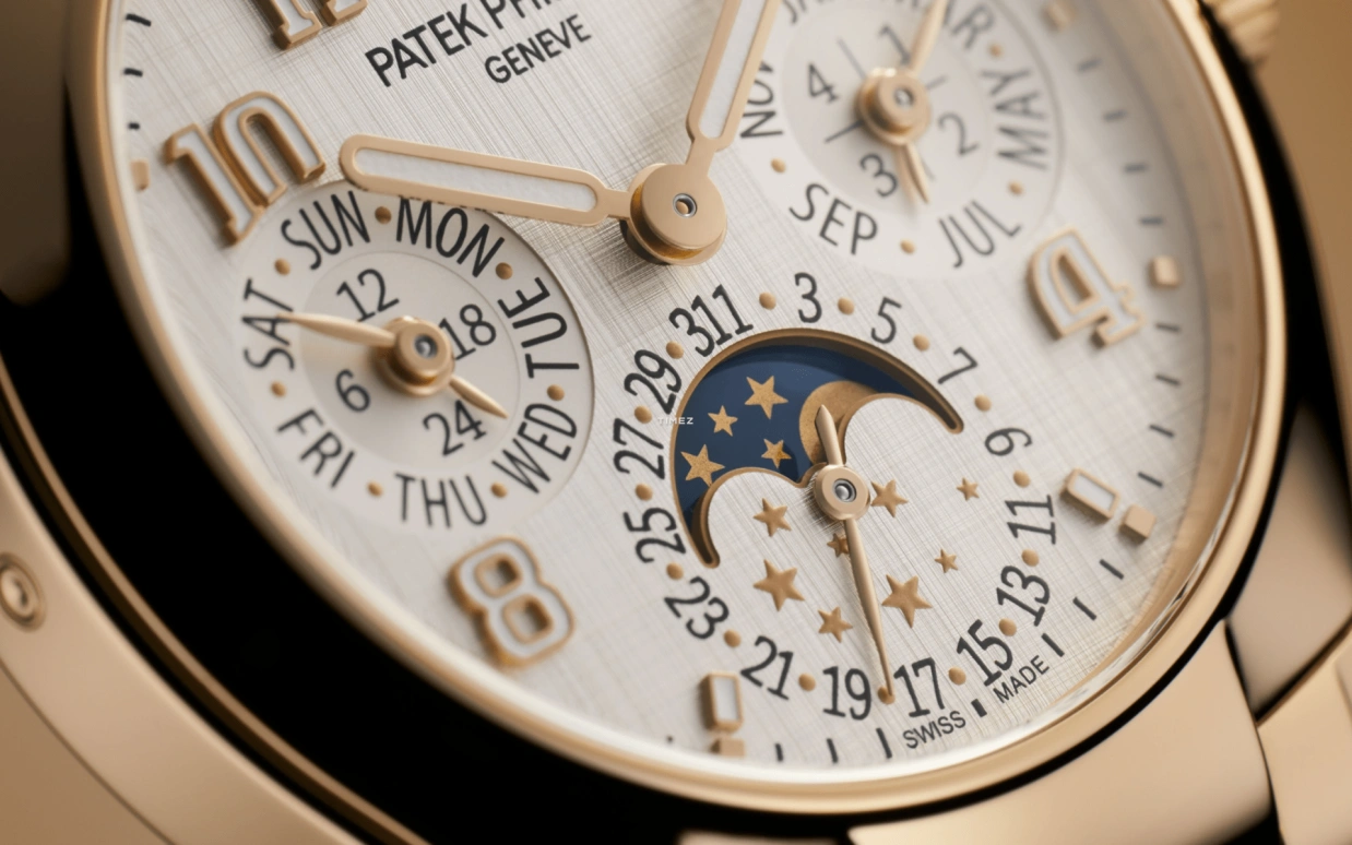 Patek Philippe,Twenty~4 36mm,36mm,Rose Gold,Silver,Automatic,Moonphase,Perpetual Calendar,Leap Year,Month,48hours,In-house Caliber,7340,7340/1R-001