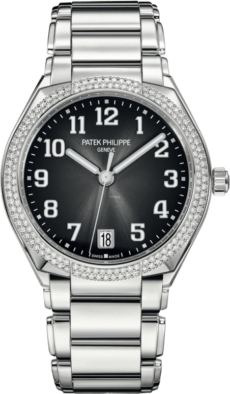 Patek Philippe,Twenty~4 36mm,36mm,Stainless Steel,Black,Automatic,Day,45hours,7300,7300/1200A-010