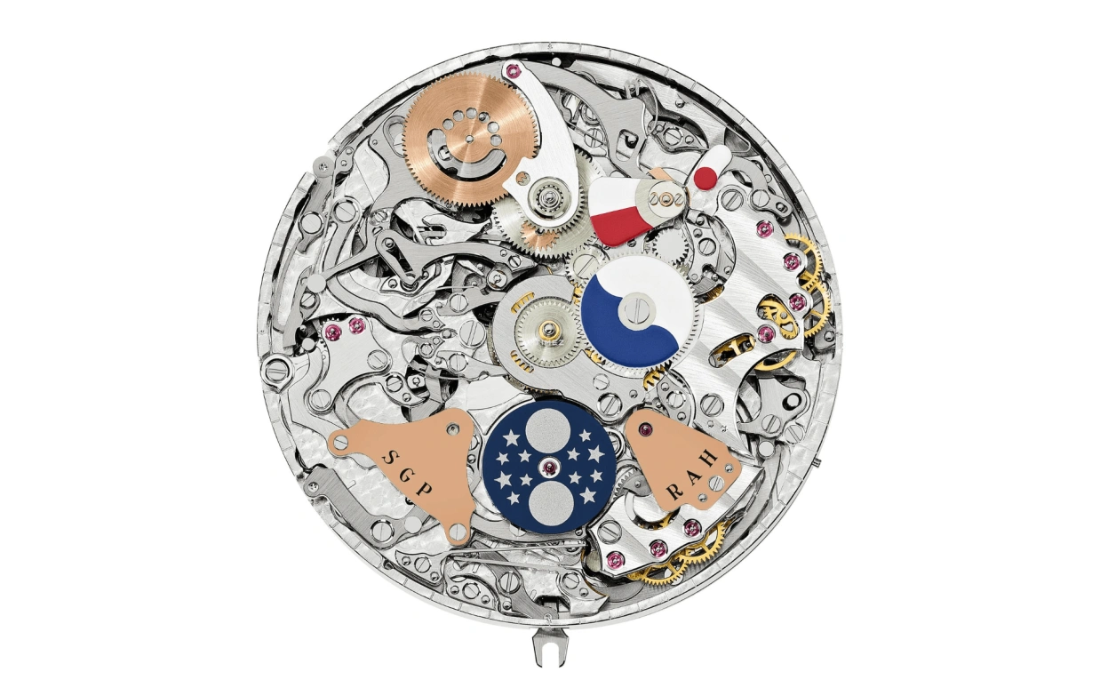 Patek Philippe,Grand Complications 47.40mm,47.40mm,Stainless Steel,Pink,Handwound,Moonphase,Perpetual Calendar,Leap Year,Month,72hours,In-house Caliber,6300A,6300A-010