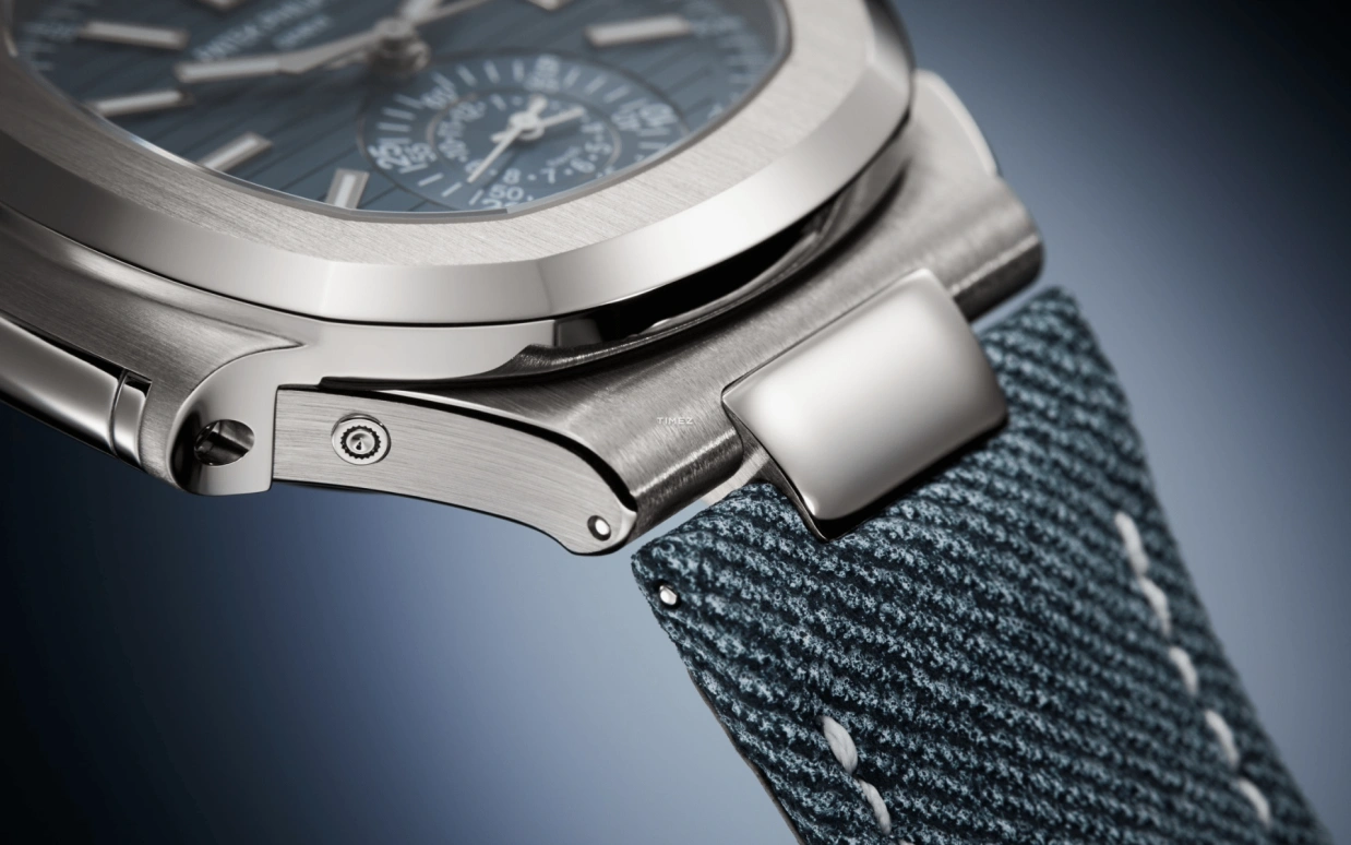 Patek Philippe,Nautilus 40.50mm,40.50mm,White Gold,Blue,Grey,Automatic,Chronograph,Day,Flyback,Khaled Mohamed Khaled,Oleksandr Usyk,Lionel Messi,DJ Khaled,La Pulga,GOAT,5980,5980/60G-001