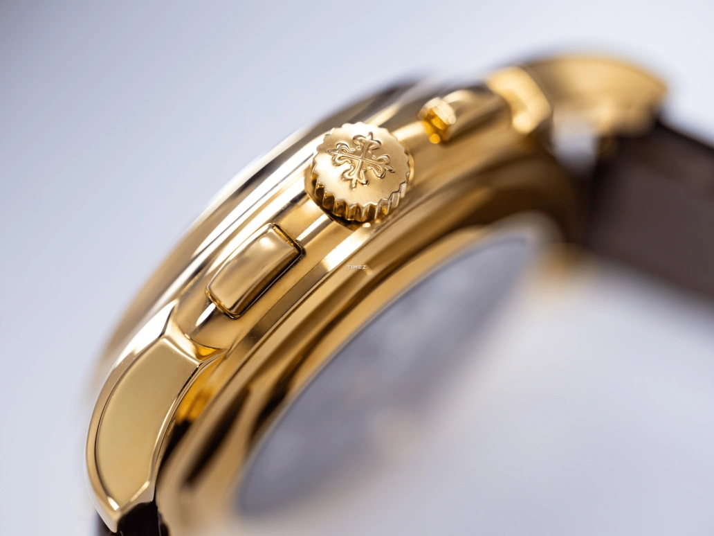 Patek Philippe,Grand Complications 40mm,40mm,Yellow Gold,Brown,Handwound,Chronograph,Moonphase,Perpetual Calendar,Leap Year,60hours,In-house Caliber,5970J,5970J-014