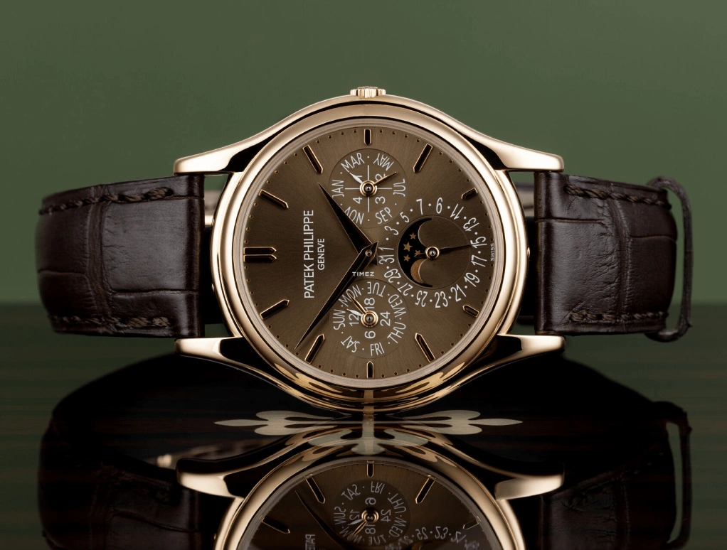 Patek Philippe,Grand Complications 37.20mm,37.20mm,Rose Gold,Brown,Automatic,Moonphase,Perpetual Calendar,Leap Year,Month,48hours,In-house Caliber,5140R,5140R-001