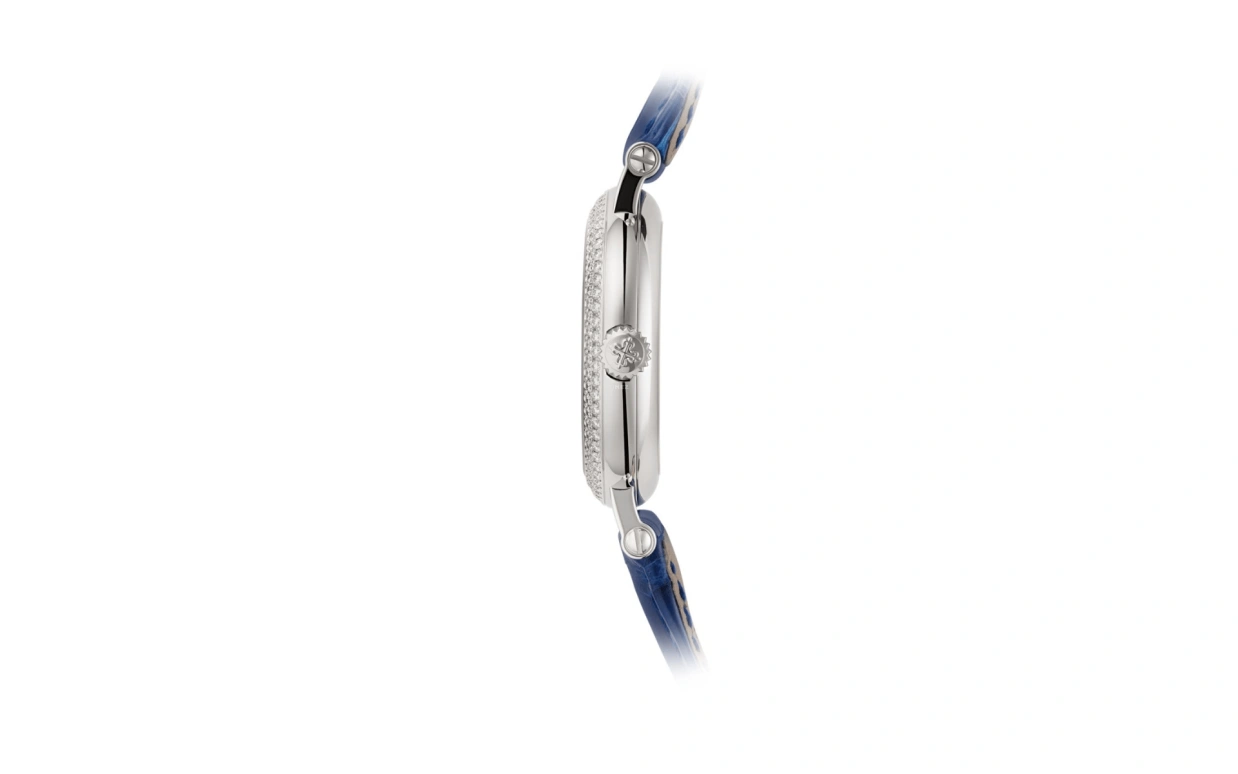 Patek Philippe,Complications 33mm,33mm,White Gold,Blue,Handwound,Moonphase,44hours,7121,7121/200G-001