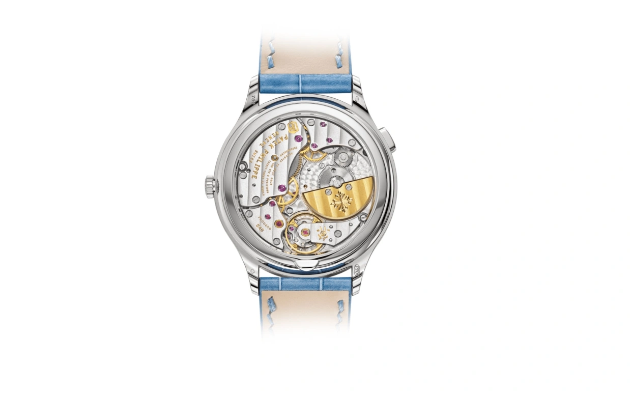 Patek Philippe,Complications 36mm,36mm,White Gold,Blue,Automatic,Moonphase,Day,World Time,Lalisa Manobal,BLACKPINK,7130G,7130G-016