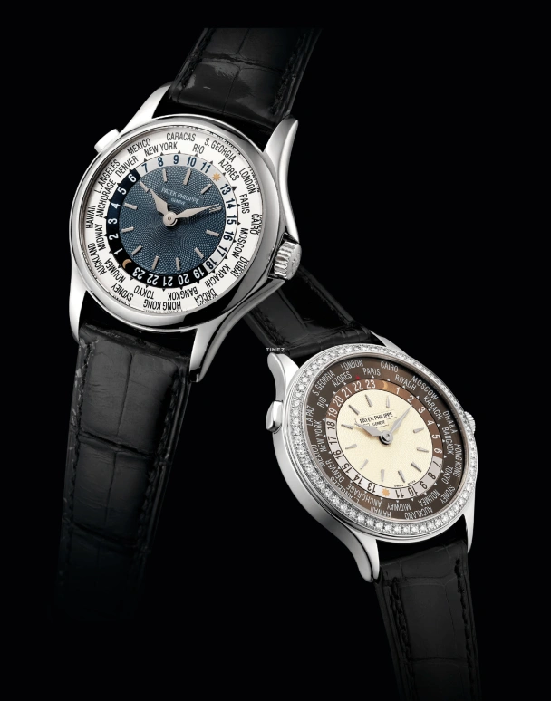 Patek Philippe,Complications 36mm,36mm,White Gold,White,Brown,Automatic,World Time,Day / Night Indication,7130G,7130G-001