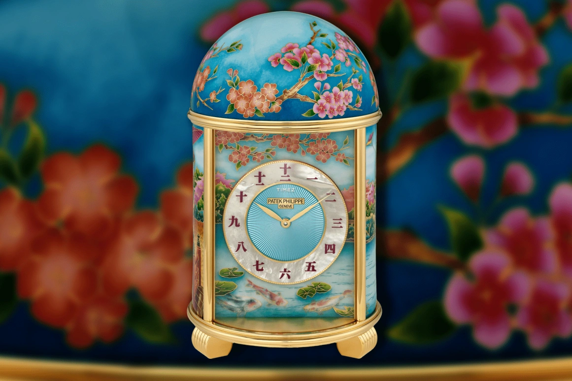 Patek Philippe,Dome Clocks ,Blue,Electromechanical,In-house Caliber,Enamel,20137M,20137M-001