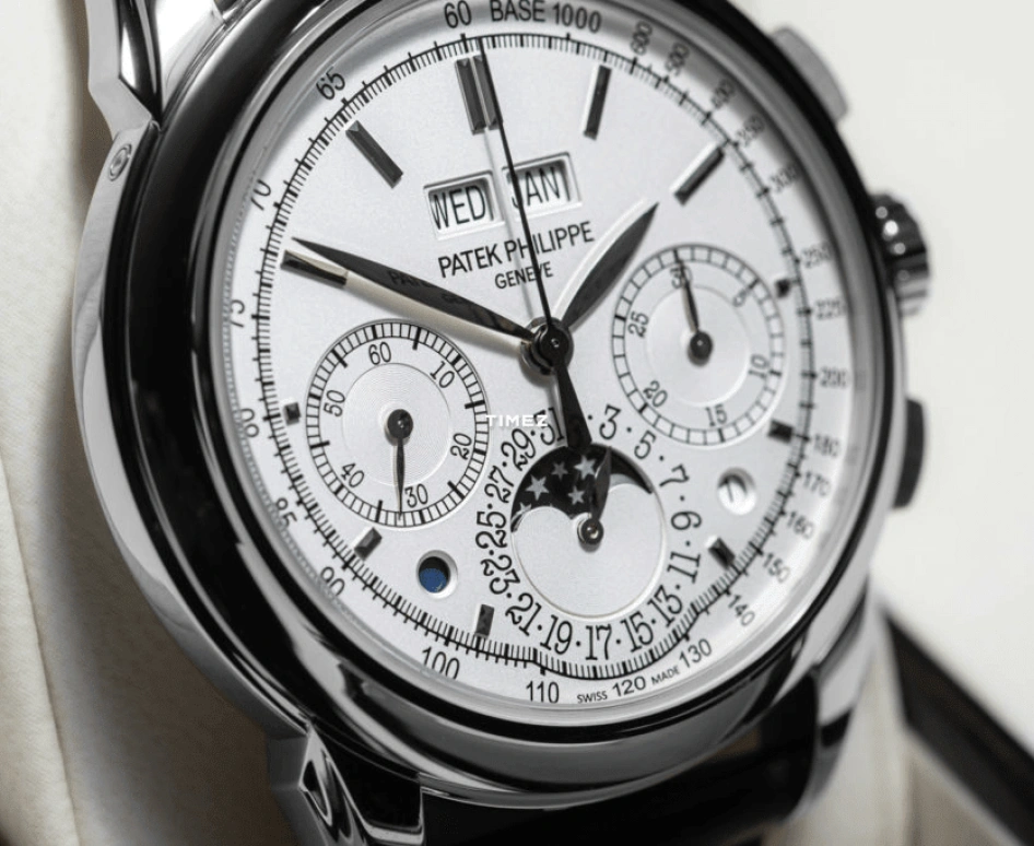 Patek Philippe,Grand Complications 41mm,41mm,White Gold,Silver,White,Silver White,Handwound,Chronograph,Moonphase,Perpetual Calendar,Leap Year,65hours,In-house Caliber,5270G,5270G-001