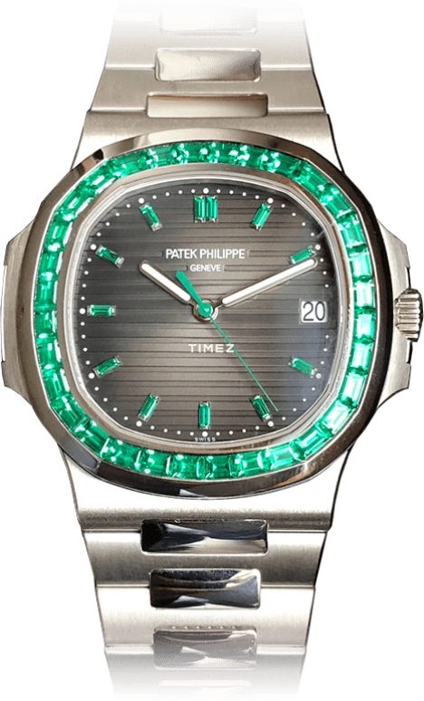 Patek Philippe,Nautilus 40mm,40mm,Platinum,Black,Automatic,Day,45hours,Hardik Pandya,AP DHILLON,5711,5711/113P-001