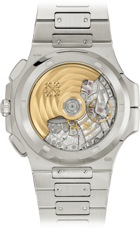 Patek Philippe,Nautilus 40.50mm,40.50mm,White Gold,Black,Gradient,Automatic,Chronograph,Day,Dule Time,Flyback,45～55hours,In-house Caliber,5990,5990/1423G-001