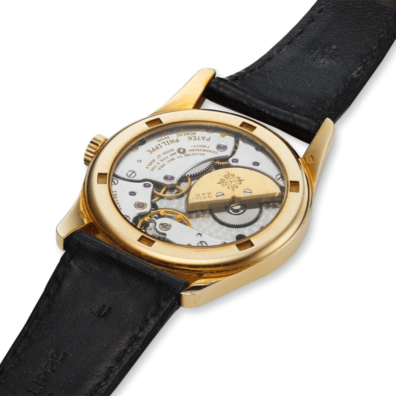 Patek Philippe,Calatrava 33mm,33mm,Yellow Gold,Black,Automatic,48hours,In-house Caliber,5000J