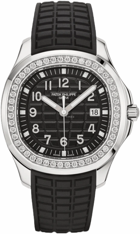 Patek Philippe,Aquanaut 38.80mm,38.80mm,Stainless Steel,Black,Quartz,Day,In-house Caliber,Summer,5267,5267/200A-001