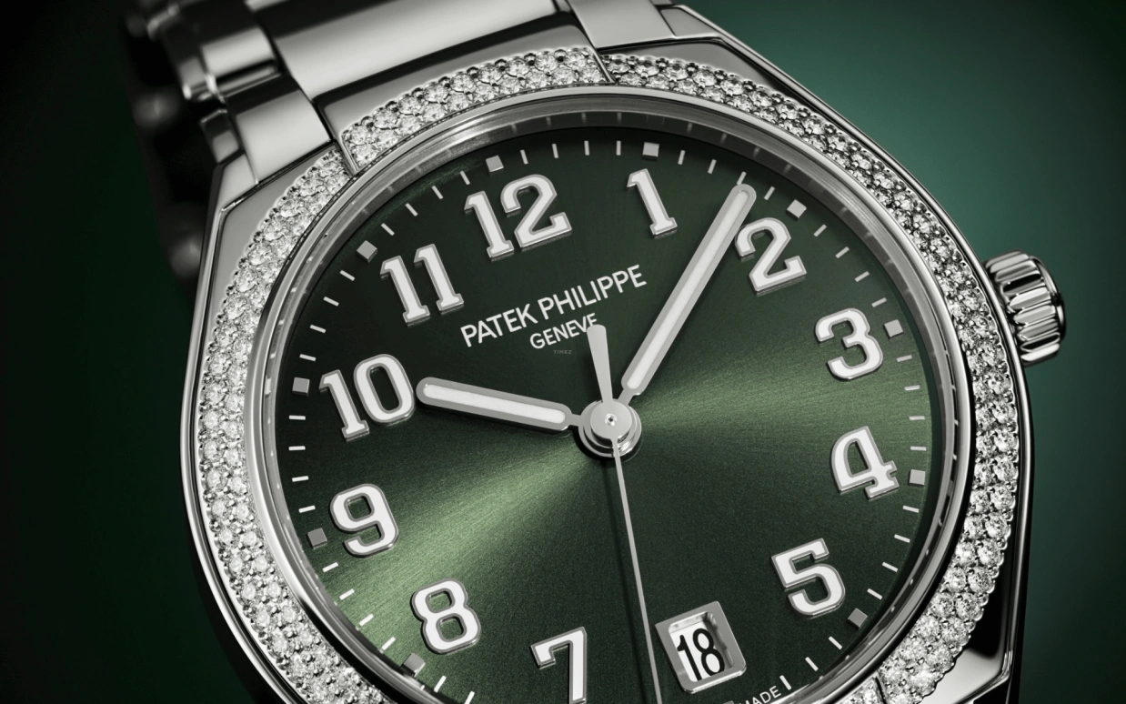 Patek Philippe,Twenty~4 36mm,36mm,Stainless Steel,Green,Automatic,Day,45hours,7300,7300/1200A-011
