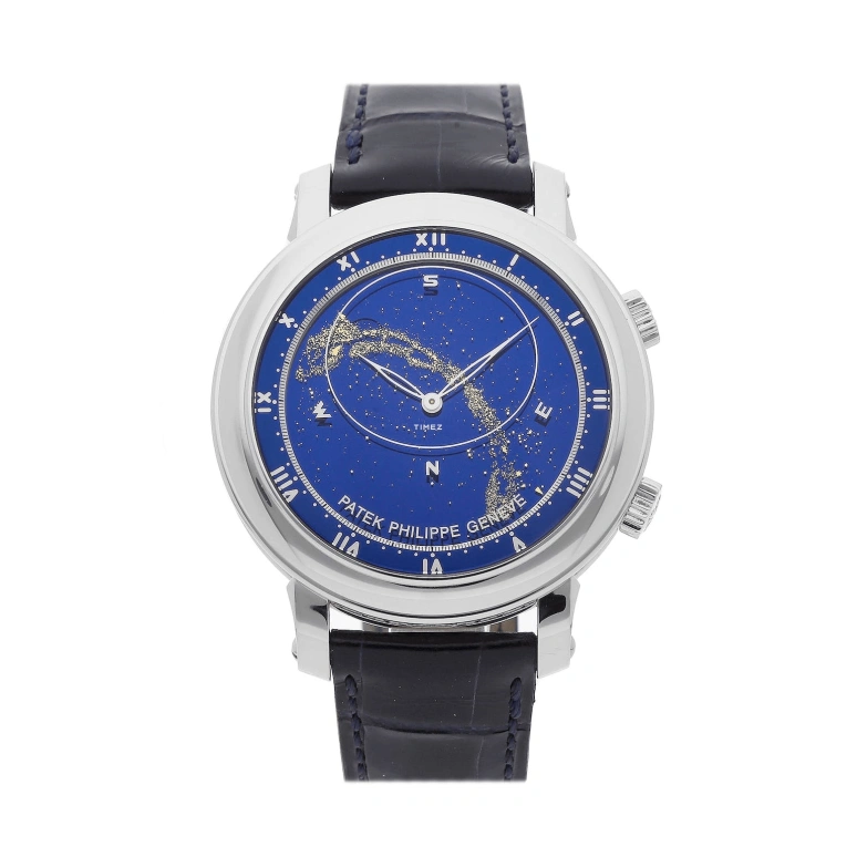 Patek Philippe,Grand Complications 43mm,43mm,White Gold,Blue,Automatic,Moonphase,Sky Chart,Karl-Anthony Towns,5102G,5102G-001