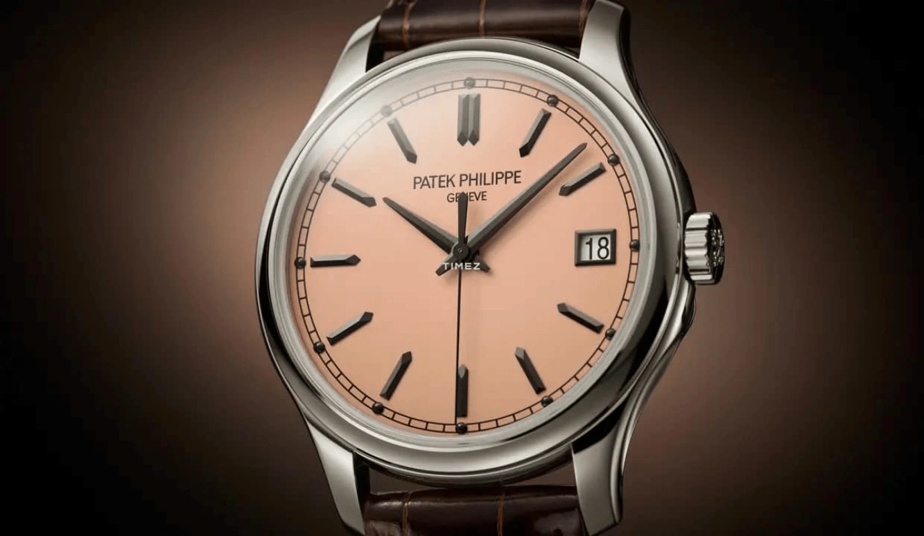 Patek Philippe,Calatrava 39mm,39mm,White Gold,Rose Gold,Automatic,Day,45hours,5227G,5227G-015