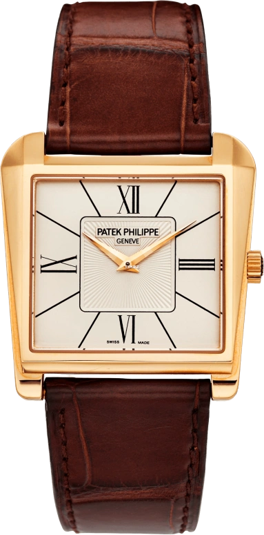 Patek Philippe,Gondolo 32.50x34mm,32.50x34mm,Rose Gold,White,Handwound,44hours,In-house Caliber,5489R,5489R-001