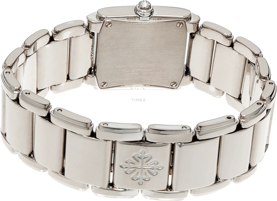 Patek Philippe,Twenty~4 22mm,22mm,White Gold,Grey,Quartz,In-house Caliber,Sapphire,4908,4908/200G-010