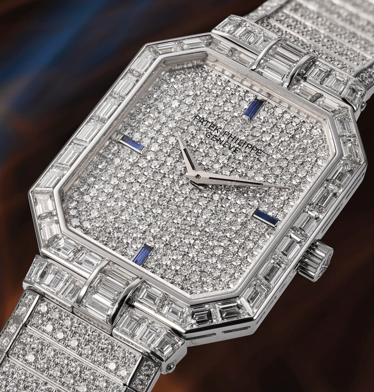Patek Philippe,Other 27mm,27mm,White Gold,Silver,Handwound,44hours,In-house Caliber,3994,3994/2