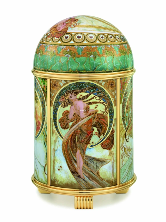 Patek Philippe,Dome Clocks ,Yellow Gold,Green,Gold,Electromechanical,In-house Caliber,Colorful,Gold,Green,20061M,20061M-001