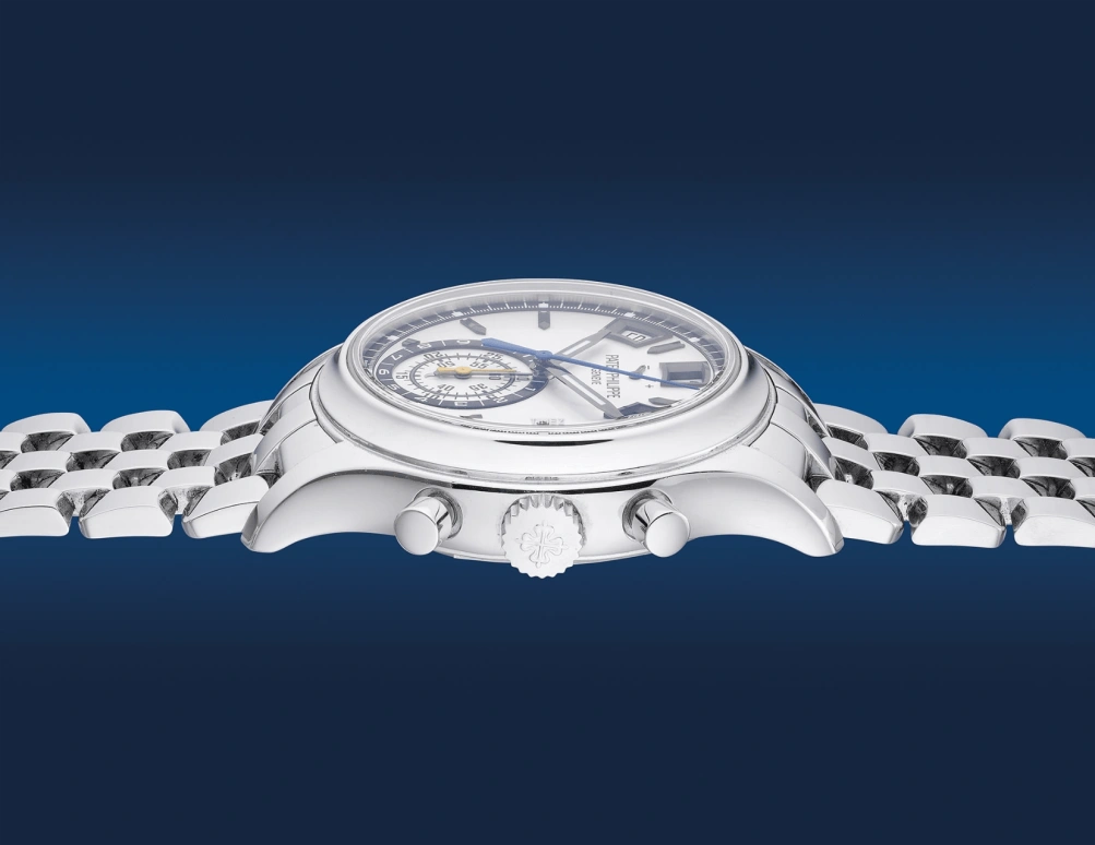 Patek Philippe,Complications 40.50mm,40.50mm,Stainless Steel,Silver,Automatic,Chronograph,Month,Date,Day,55hours,In-house Caliber,5960,5960/1A-011