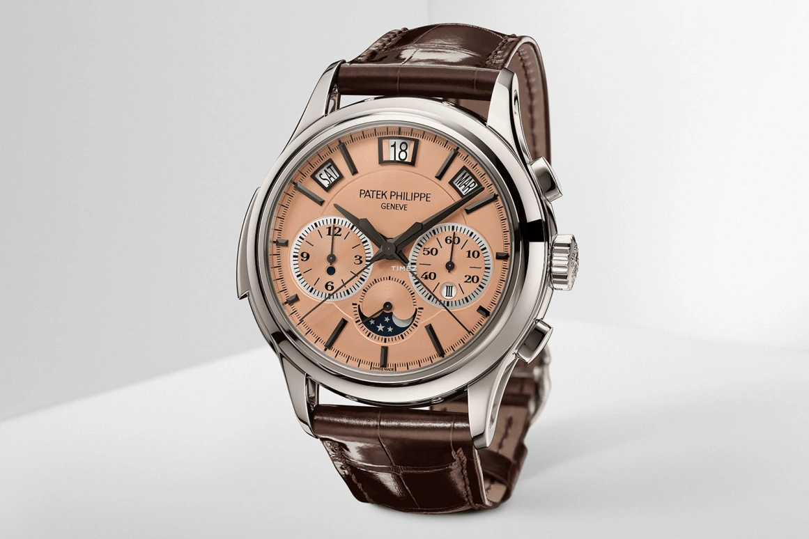 Patek Philippe,Complications 42mm,42mm,Platinum,Brown,Automatic,Chronograph,Moonphase,Perpetual Calendar,Month,48hours,In-house Caliber,5308P,5308P-010