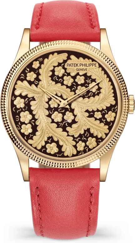 Patek Philippe,Calatrava 38mm,38mm,Yellow Gold,Dual,Black,Gold,Automatic,48hours,In-house Caliber,5177J,5177J-001