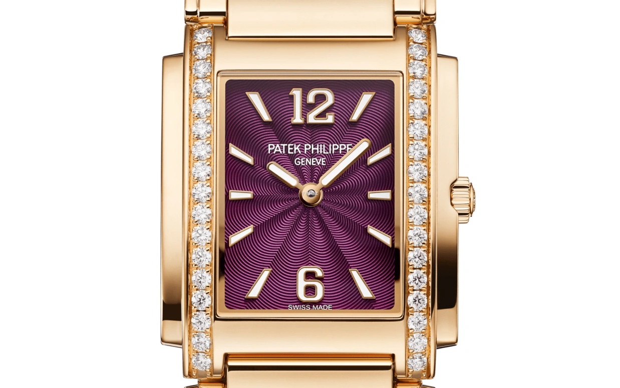 Patek Philippe,Twenty~4 25.10x30mm,25.10x30mm,Rose Gold,Purple,Quartz,In-house Caliber,Sapphire,Crystal Glass,Ben Chilwell,4910,4910/1201R-010
