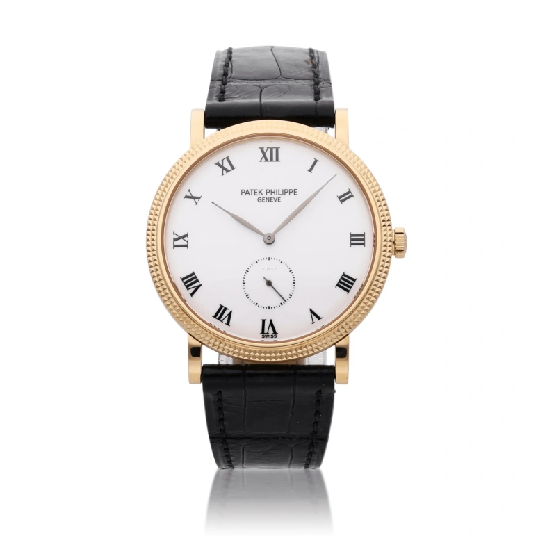 Patek Philippe,Calatrava 33.50mm,33.50mm,Rose Gold,White,Handwound,44hours,In-house Caliber,3919R,3919R-001